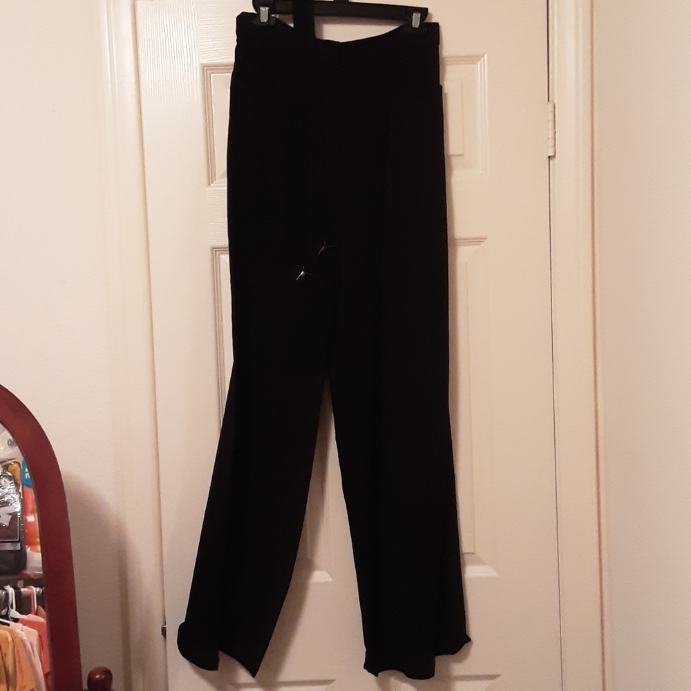 Collectif glinda wide leg suspender pants